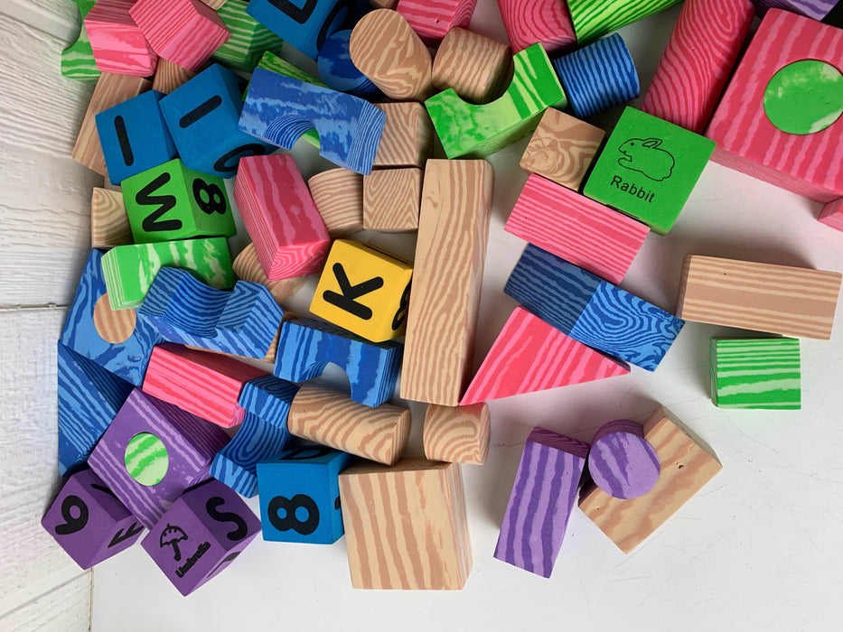 secondhand Foam Building Blocks