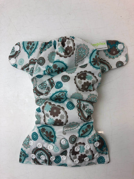 secondhand Simplex One Size Blueberry Diapers