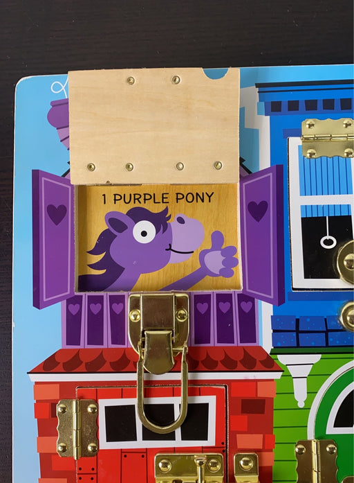 secondhand Melissa & Doug Latches Board
