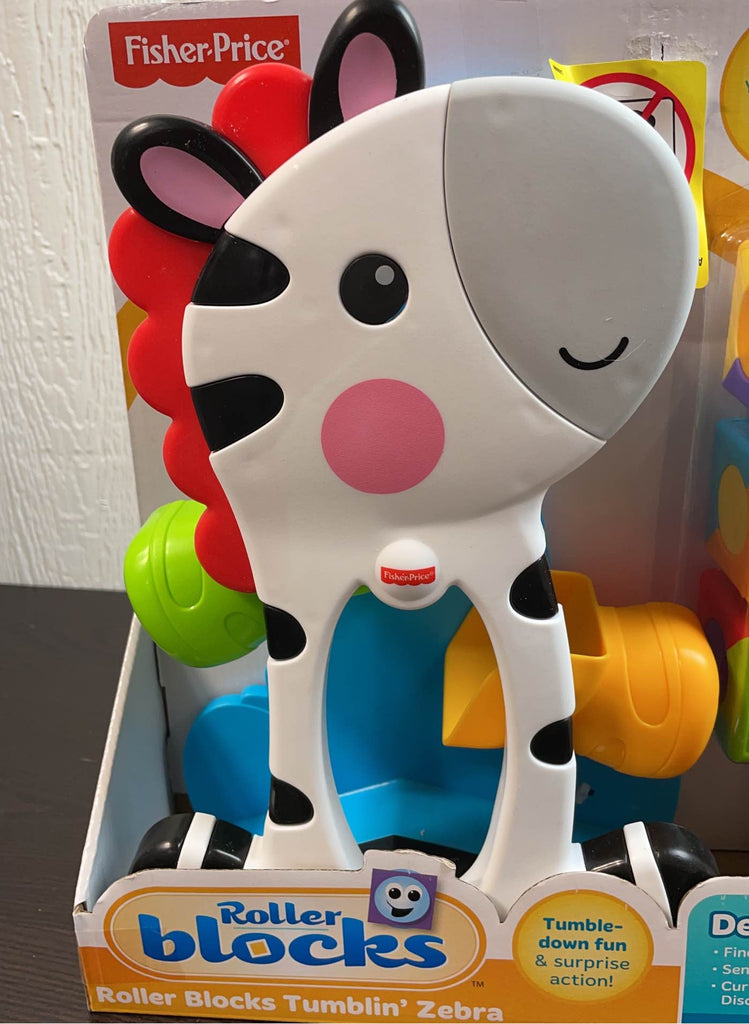 Fisher Price Roller Blocks Tumblin’ Zebra