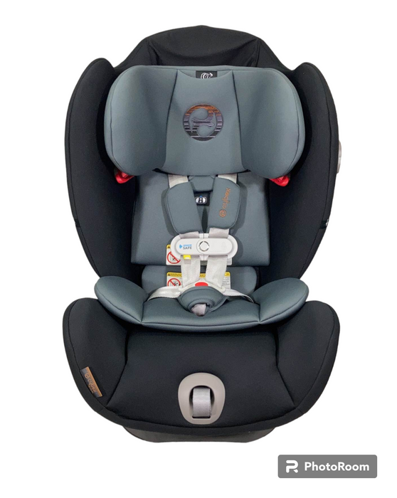 Cybex Eternis S All-In-One Car Seat with SensorSafe, 2021, Pepper Black