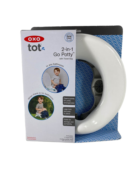used OXO Tot 2-in-1 Go Potty, Gray/Gray