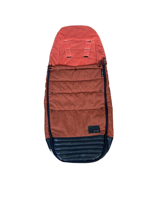 secondhand Cybex Platinum Footmuff, red