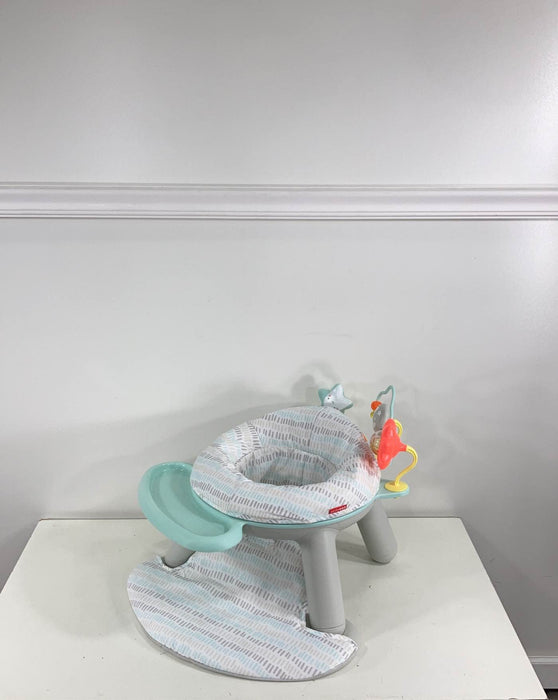 secondhand Skip Hop 2-in-1 Sit-up Activity Baby Chair, Silver Cloud Lining