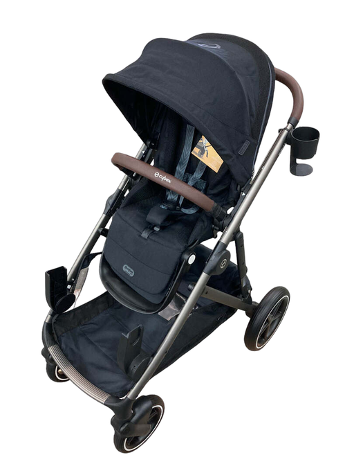 secondhand Cybex Gazelle S Modular Stroller, 2023, Taupe Frame, Moon Black