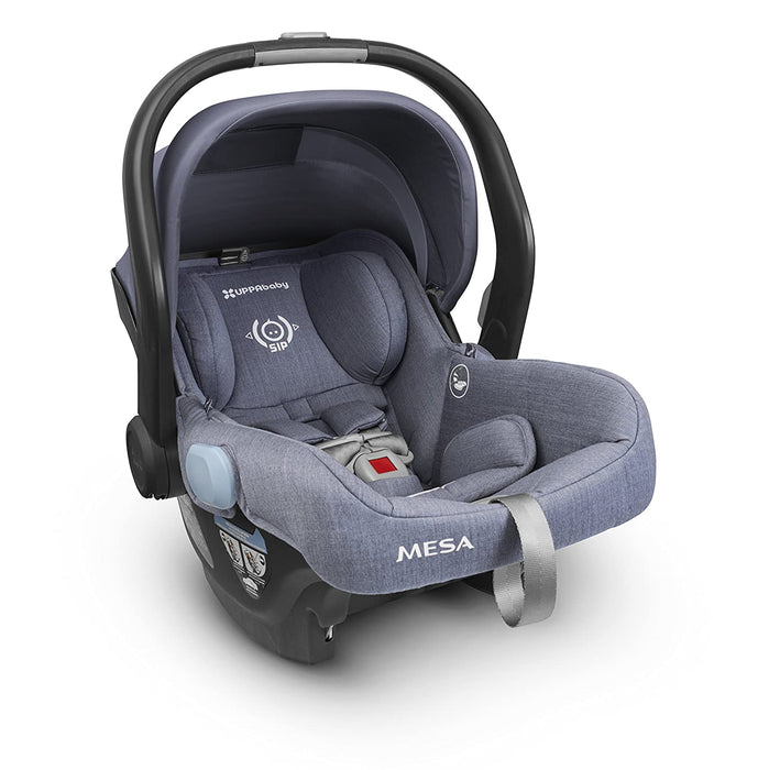 uppababy mesa blue marl UPPAbaby MESA Infant Car Seat, 2021, Henry (Blue Marl)
