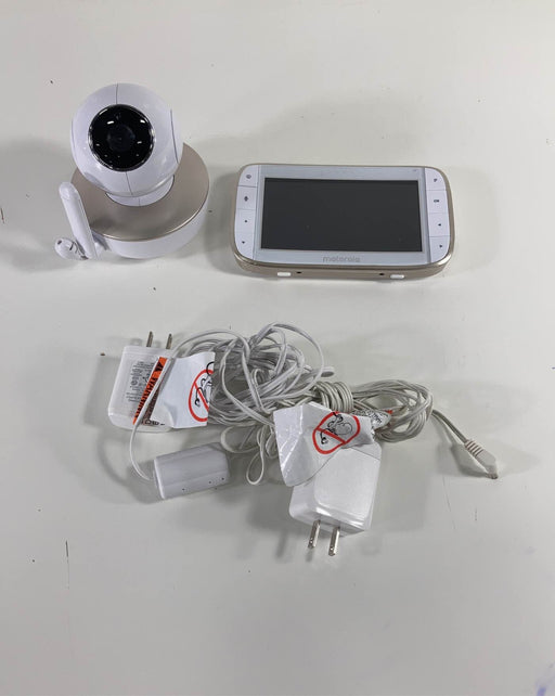 used Motorola MBP855CONNECT Portable 5-Inch Color Screen Video Baby Monitor with Wi-Fi and One Camera