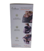 secondhand Ergobaby Embrace Baby Carrier, Pure Black