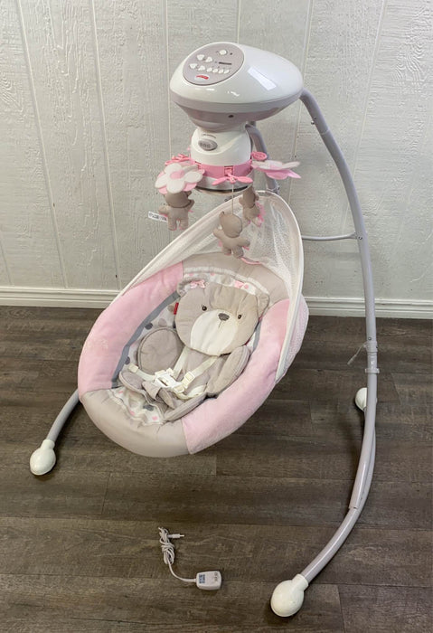 used Fisher Price Cradle 'n Swing, Snuggabear Sweetie