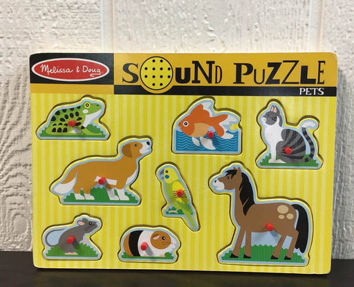 used Melissa & Doug Sound Puzzle, Pets