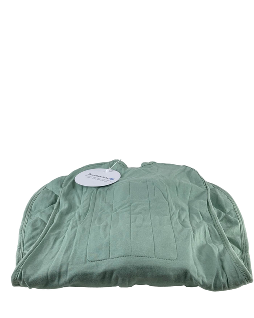 secondhand Dreamland Weighted Swaddle, Green Fall, 0-6 months