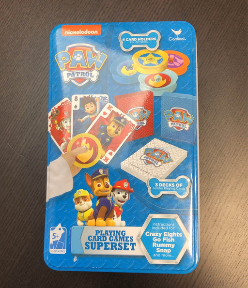 secondhand Nickelodeon Paw Patrol Giant Card Games