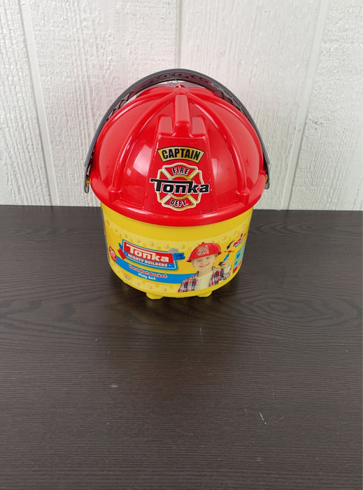 used Tonka Mighty Builders Hard Hat Bucket Play Set