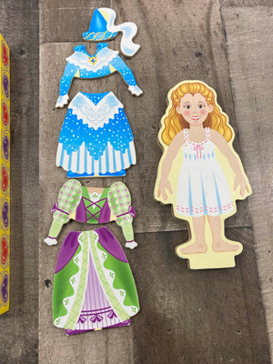 Melissa & Doug Magnetic Wooden Dress-Up Pretend Play Set