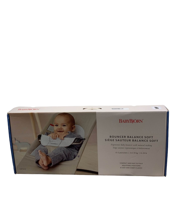 Shop BabyBjorn Bouncer Balance, Black Frame, Black/Dark Gray at GoodBuy Gear