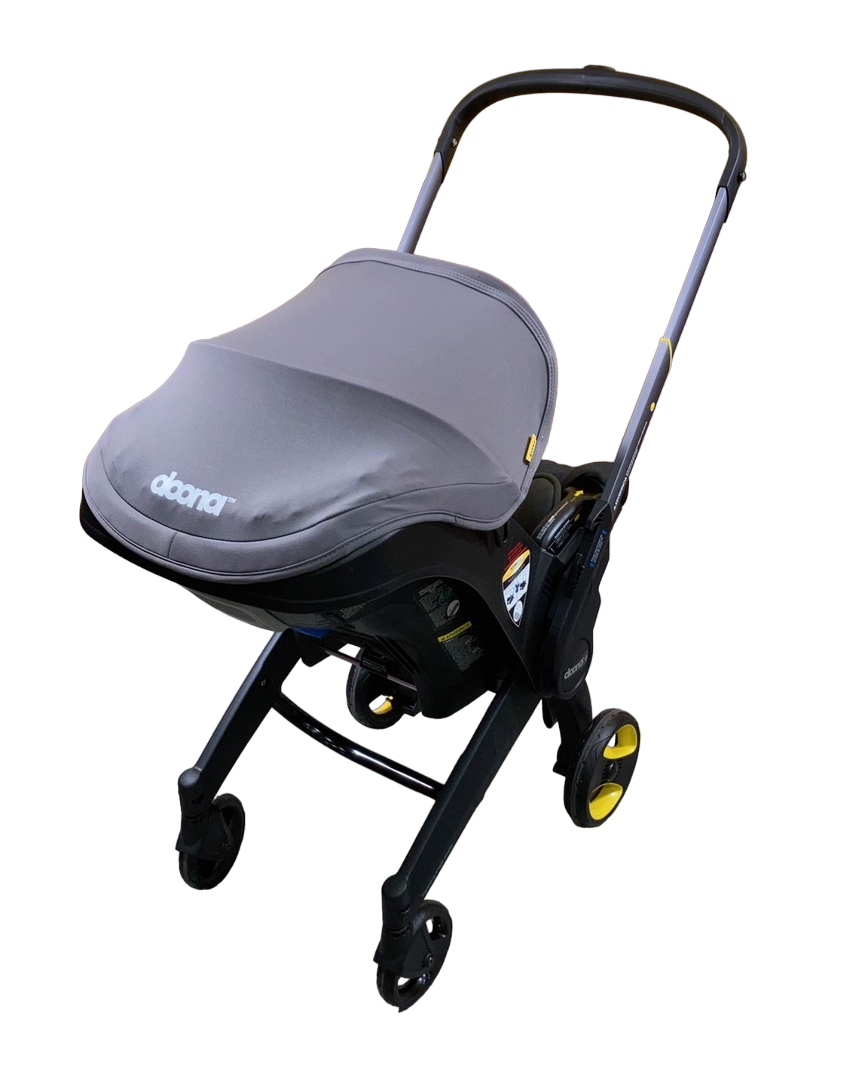 Doona Infant Car Seat & Stroller Combo, 2022, Grey Hound