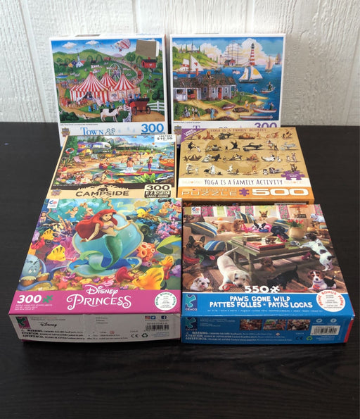 used BUNDLE Jigsaw Puzzles