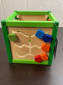 secondhand Small Wooden Activity Cube