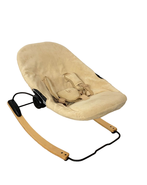 used Bloom Coco Go 3-in-1 Bouncer, Coconut White Organic, Natural Wood