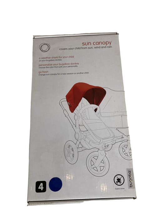 Shop Bugaboo Donkey Sun Canopy, Royal Blue at GoodBuy Gear