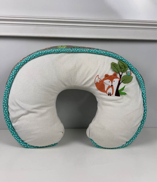 used Boppy Nursing and Infant Support Pillow, Fox and Owl cream colors