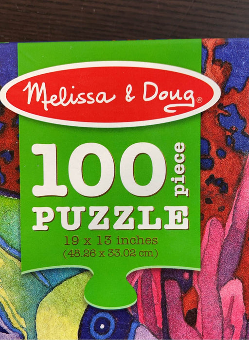 secondhand Melissa & Doug 100 Piece Puzzle, Coral Reef