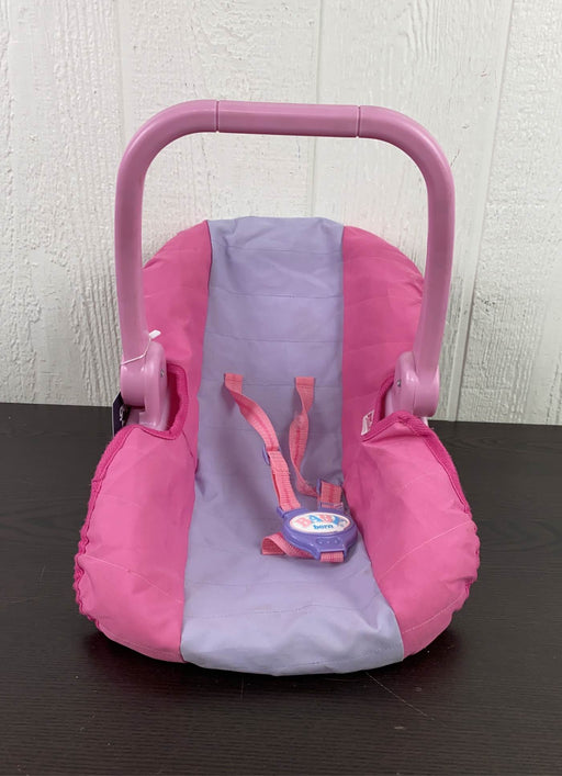 used Zapf Creation Baby Born Chou Chou Doll Car Seat