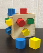 secondhand Melissa & Doug Shape Sorter Cube