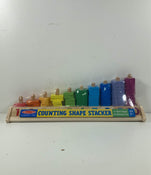 used Melissa & Doug Counting Shape Stacker