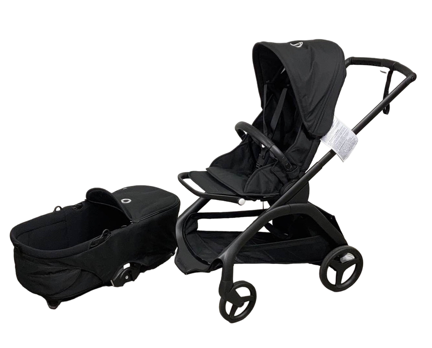 Shop Bugaboo Dragonfly Bassinet and Seat Stroller, Midnight Black, Midnight Black, Black, 2023 at GoodBuy Gear
