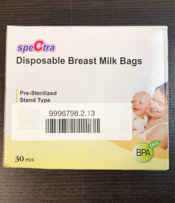 used Spectra Baby Disposable Milk Storage Bags, 30 Count