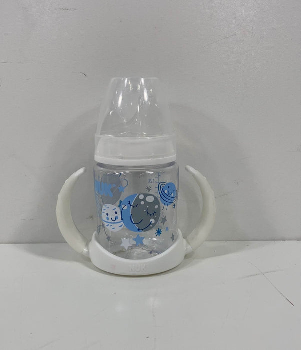 used NUK Learner Cup, white w/ planets