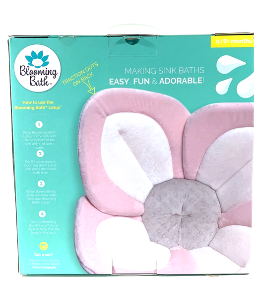 secondhand Blooming Bath Baby Bath Lotus, Pink/White/Grey