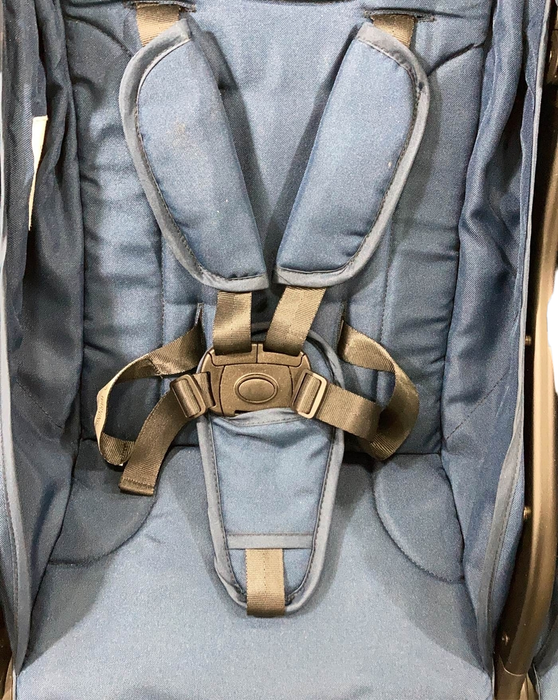 Mompush Lithe Double Stroller, 2022, Navy