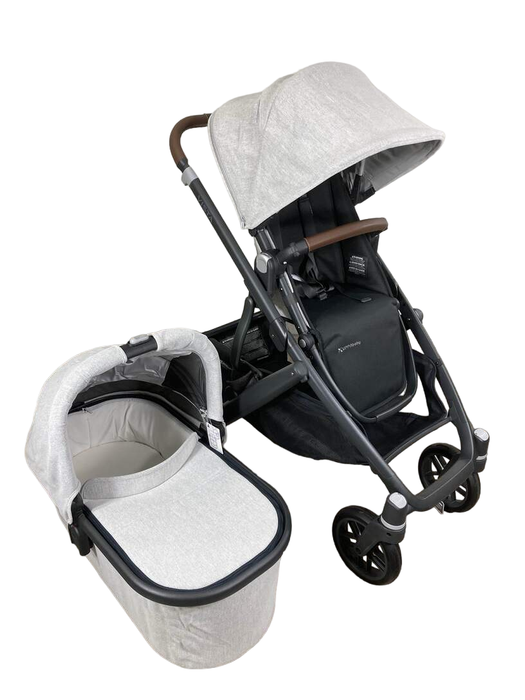 used UPPAbaby VISTA V2 Stroller, Anthony (White & Grey Chenille), 2022