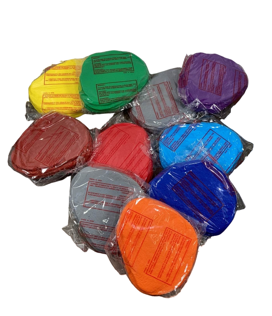 JumpOff Jo Rocksteady Foam Stepping Stones, Multi Color Set of 10