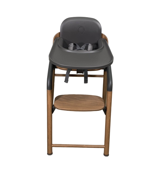 Shop Bugaboo Giraffe High Chair, w/ Grey Baby Set, Warm Wood/Grey at GoodBuy Gear