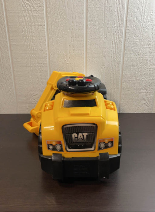 secondhand Mega Bloks CAT Ride On with Excavator