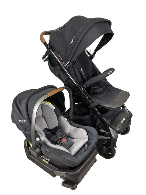 used Nuna TAVO PIPA Travel System, Caviar, 2022