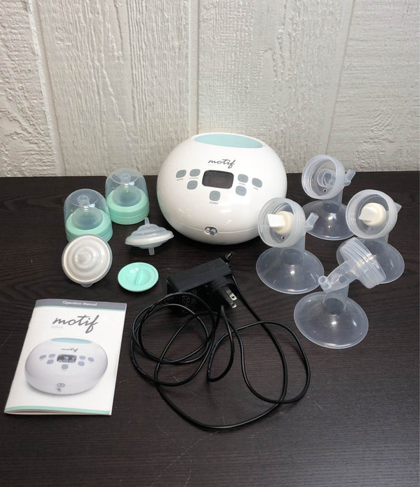 used Motif Medical Luna Double Electric Breast Pump With Battery