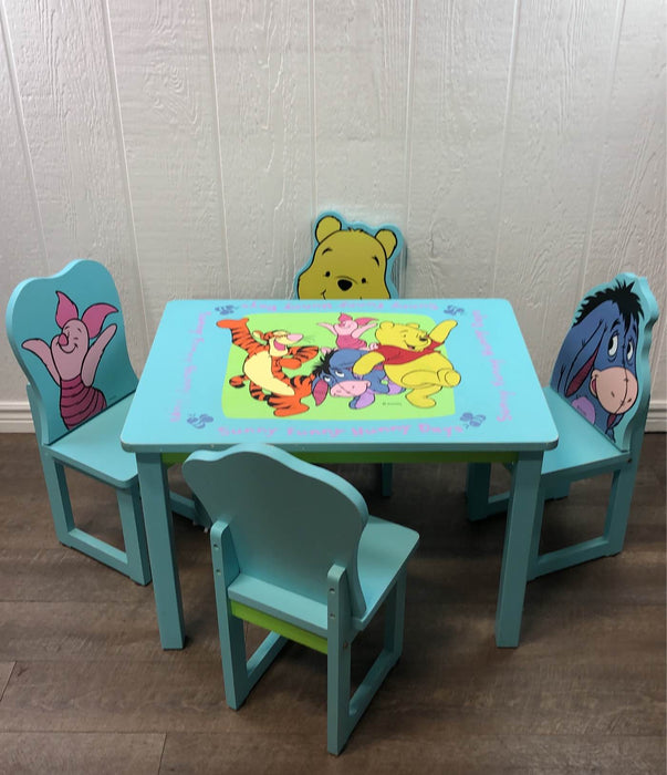 used PJ Toys Winnie The Pooh Table And Chairs