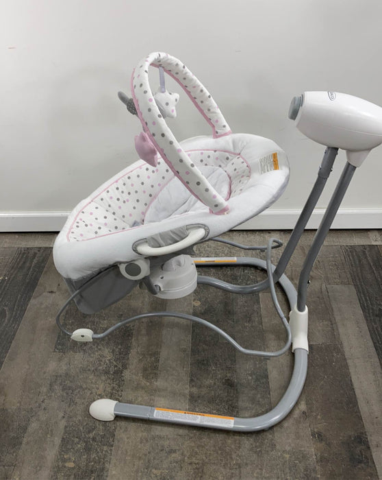 secondhand Graco Duet Sway LX Swing With Portable Bouncer