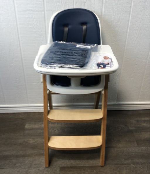 used OXO Tot Sprout High Chair, Navy/Birch