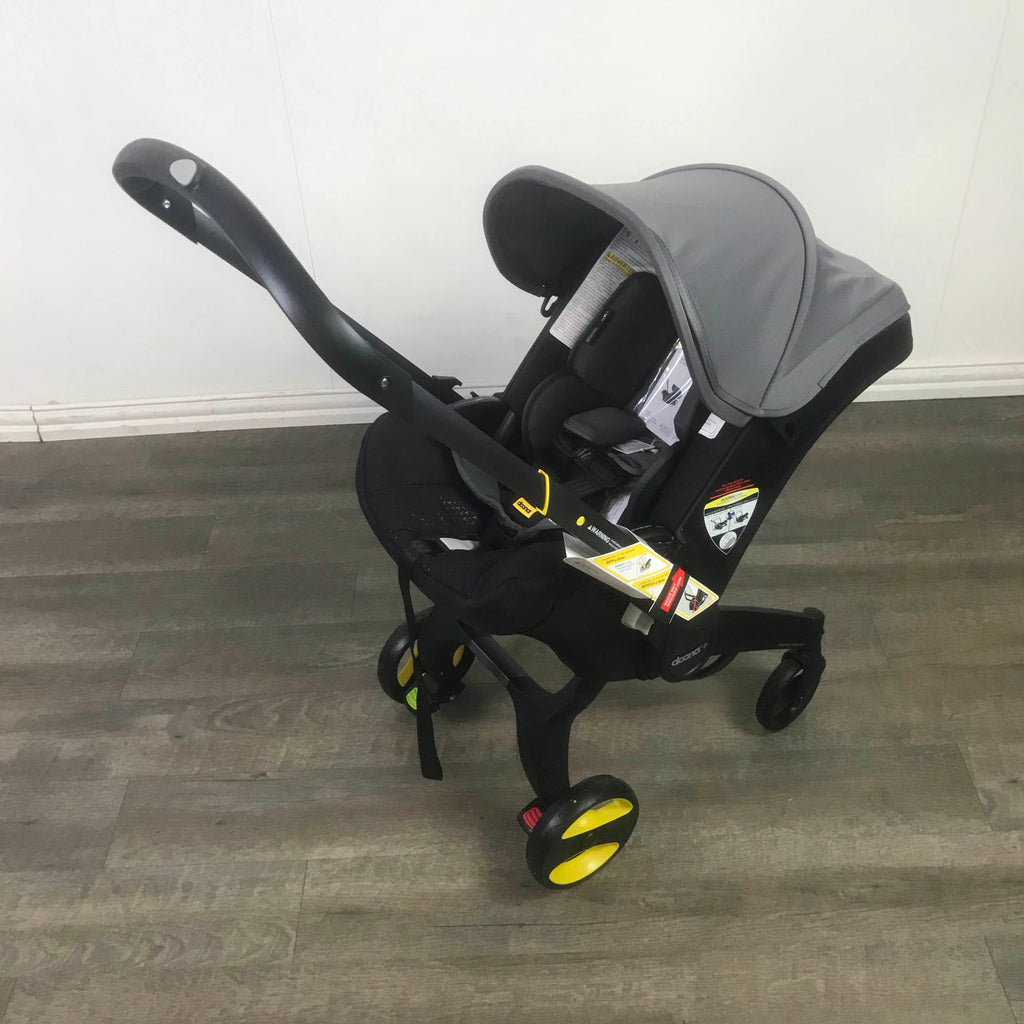 Doona Infant Car Seat & Stroller Combo, 2019, Greyhound