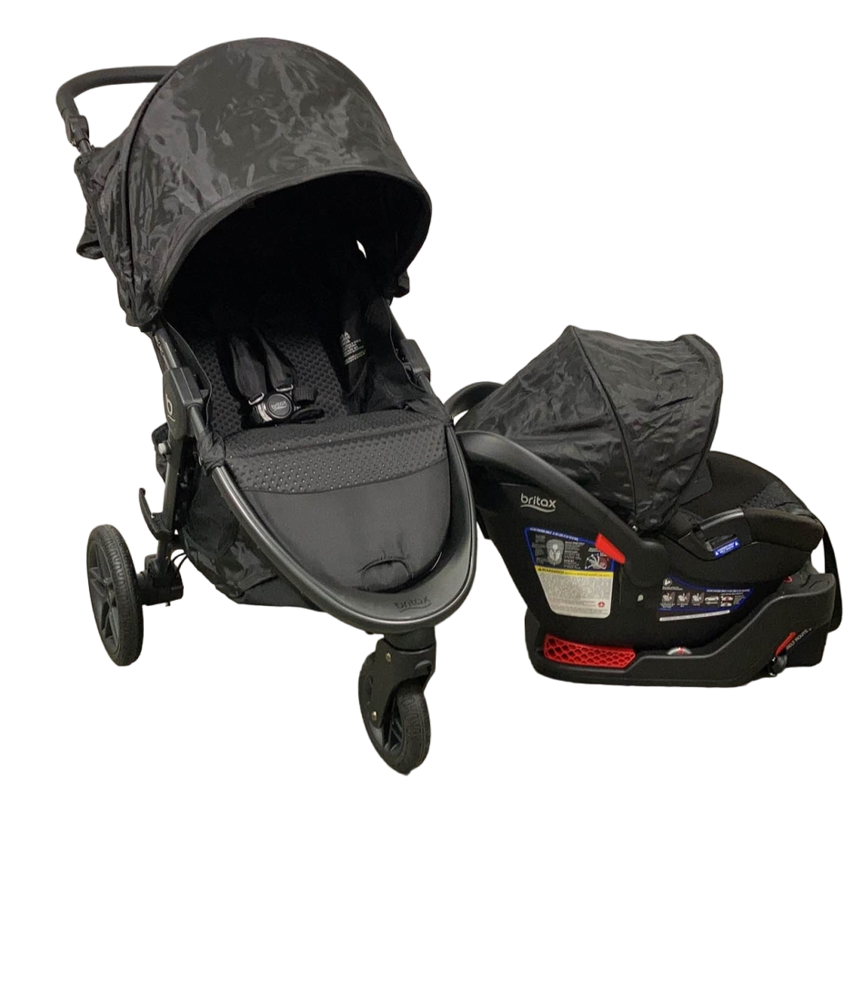 Britax B-Free & B-Safe Gen2 FlexFit Travel System, Midnight, 2021