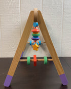 secondhand Brybelly Little Olympians Wooden Baby Gym