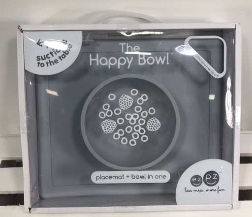 used ezpz Happy Bowl, Pewter