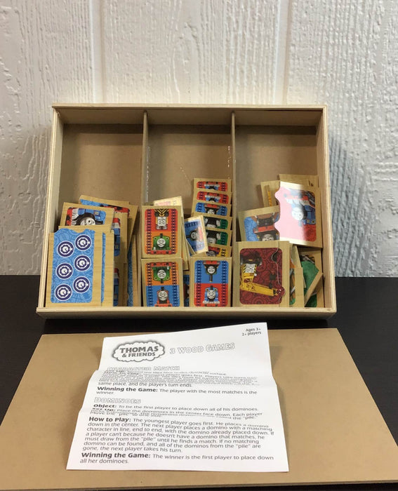 used Toysmith Thomas And Friends Wooden Box Games