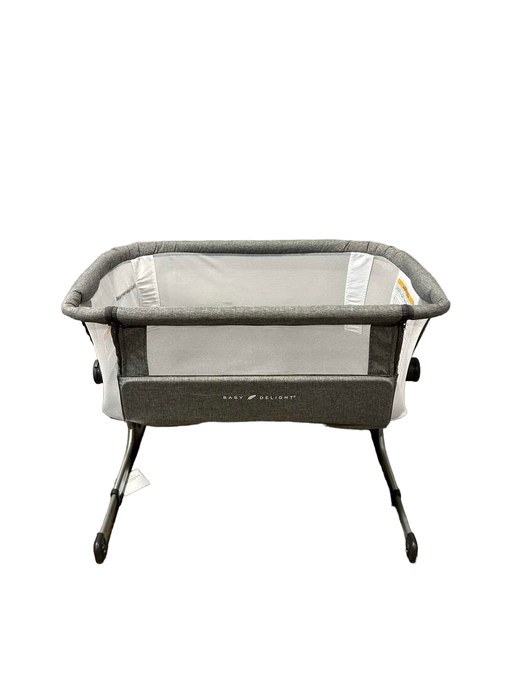 used Baby Delight Beside Me Dreamer Bassinet & Bedside Sleeper, Charcoal Tweed