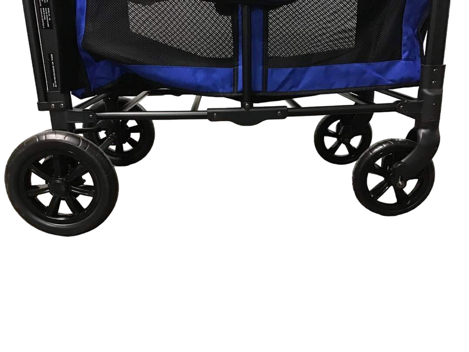 secondhand Wonderfold W2 Original Multifunctional Double Stroller Wagon, 2021, Blue